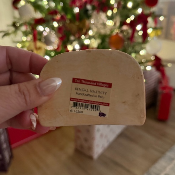 Bengal Themed Nativity Set Ten Thousand Villages Fair Trade Peru - Picture 8 of 8